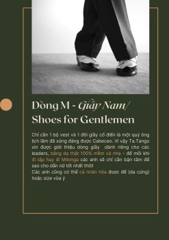 DÒNG M - SHOES FOR GENTLEMEN